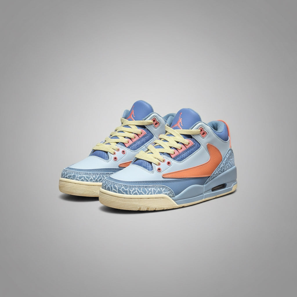 JORDAN RETRO 3 BLUE ORANGE