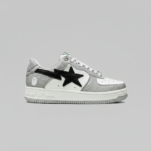 BAPE STA WHITE BLACK