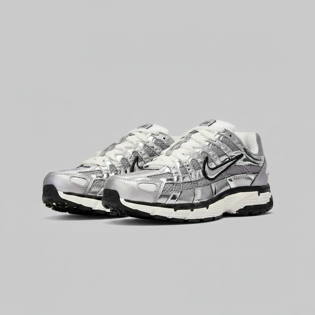 NIKE P-6000 METALLIC SILVER